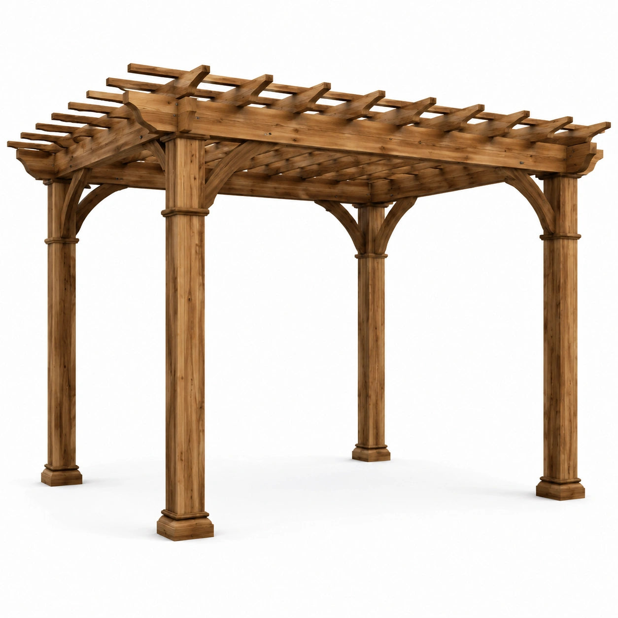 Drewniana pergola z drewna sosnowego 3x4m