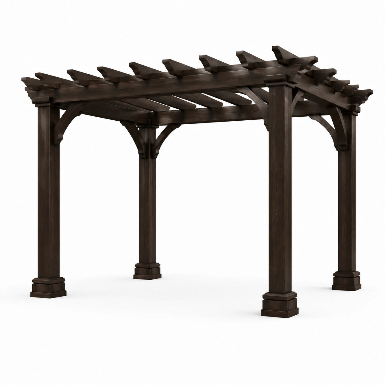 Drewniana Pergola Mahoniowa 3 x 4 m
